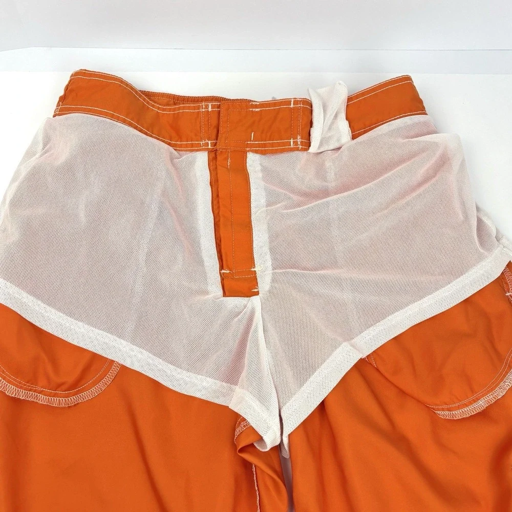 Polo Ralph Lauren Big Pony Orange Swim Trunks Board Shorts XL 18-20 Boys 28 Mens